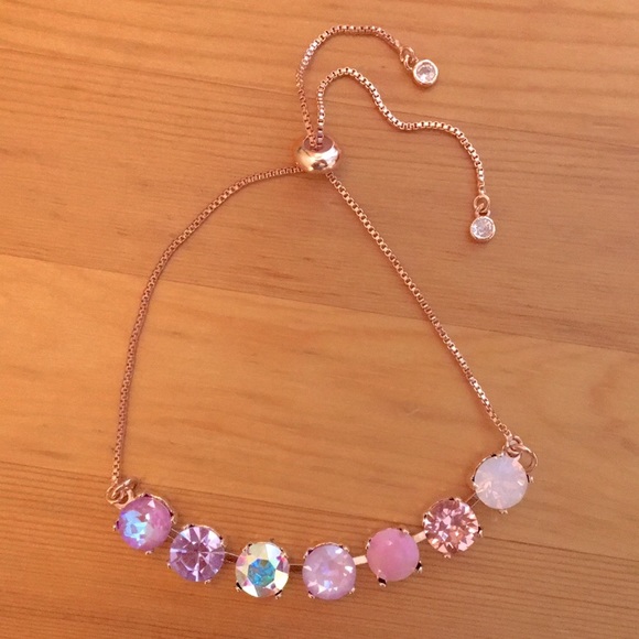 Shades of Purple + Pink Ombré Bracelet - Picture 11 of 13